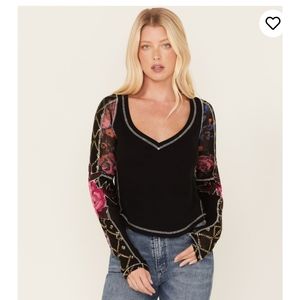 Free People Amara Long Sleeve top